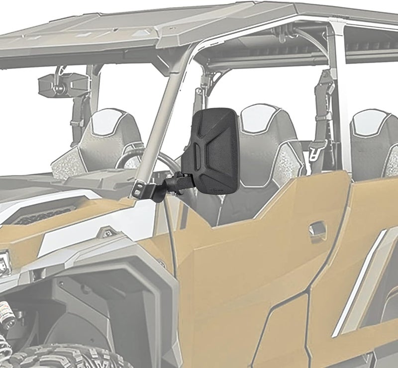 Wsays Side Rear View Mirrors Kit for 2016-2024 Polaris General 1000 & 1000-4 - Image 3