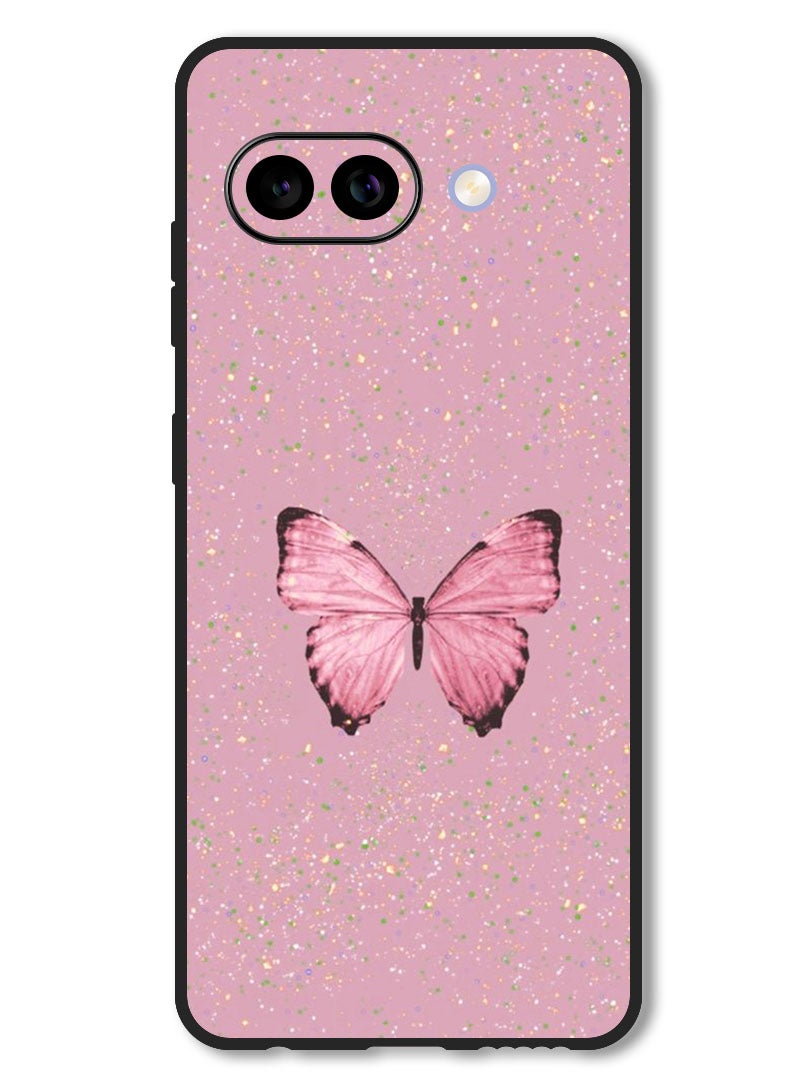 Theodor Case Compatible with Google Pixel 9A Protection Shockproof Bumper Cover Glitter Butter 1 - Image 1