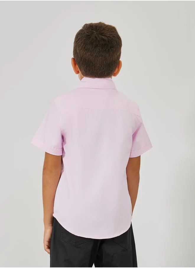Styli Football Embroidery  Shirt with Buttons