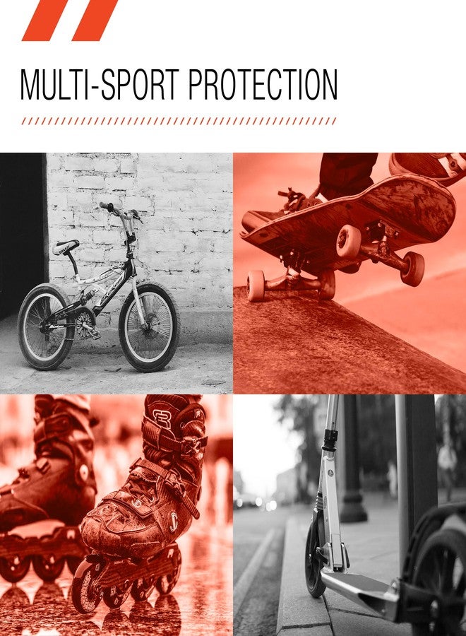 80SIX Triple Certified Multisport Helmet - Ideal for Bike, Scooter, Skateboard, Roller Skate and Inline Skate - Image 5