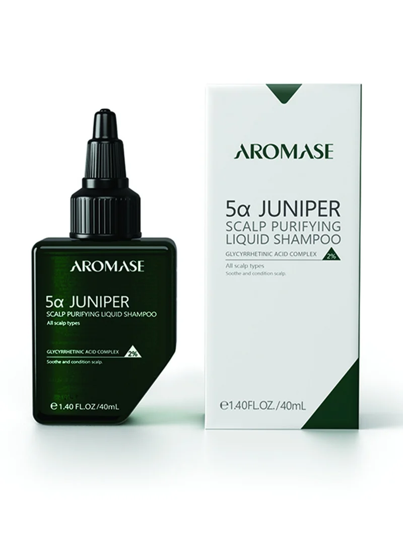 Aromase شامبو سائل لتنقية فروة الرأس بالعرعر ٥α ٤٠ مل