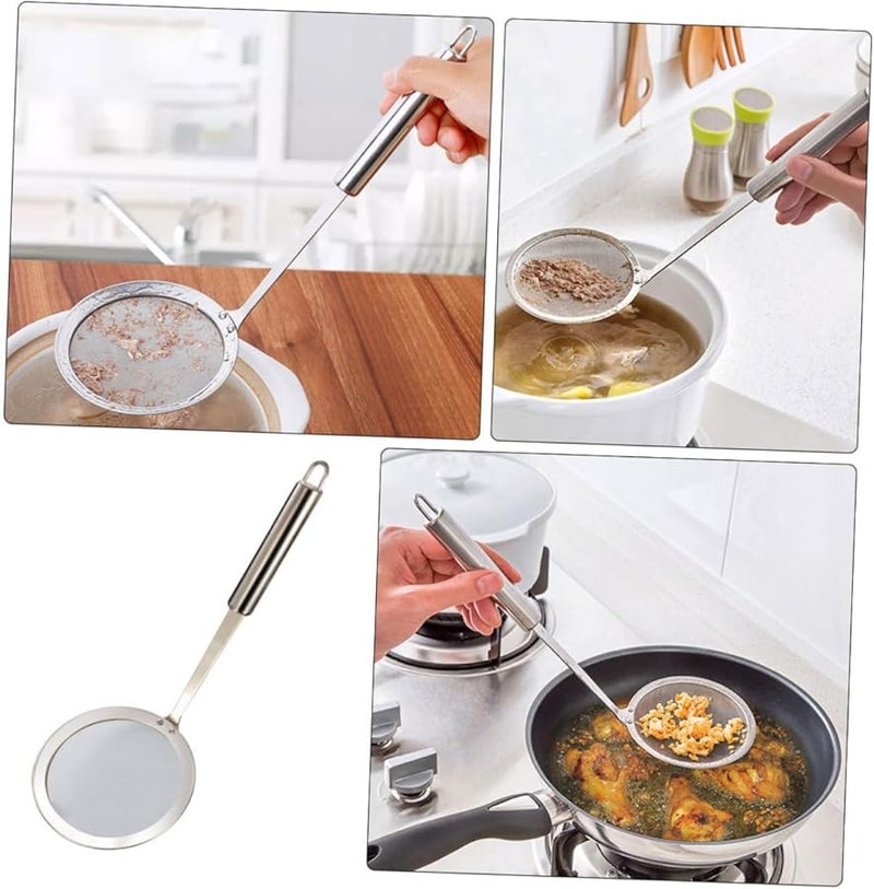 Stainless Steel Spider Strainer Skimmer 37x14cm Ergonomic Handle Multi Functional Colander For Hot Pot Pasta Fries Kitchen Tool - Image 4