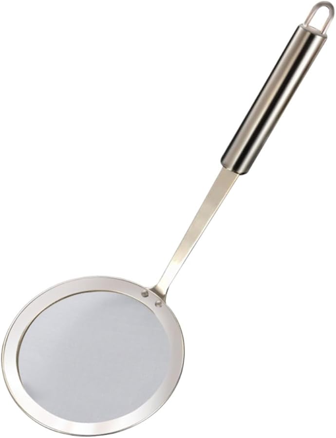 Stainless Steel Spider Strainer Skimmer 37x14cm Ergonomic Handle Multi Functional Colander For Hot Pot Pasta Fries Kitchen Tool - Image 1