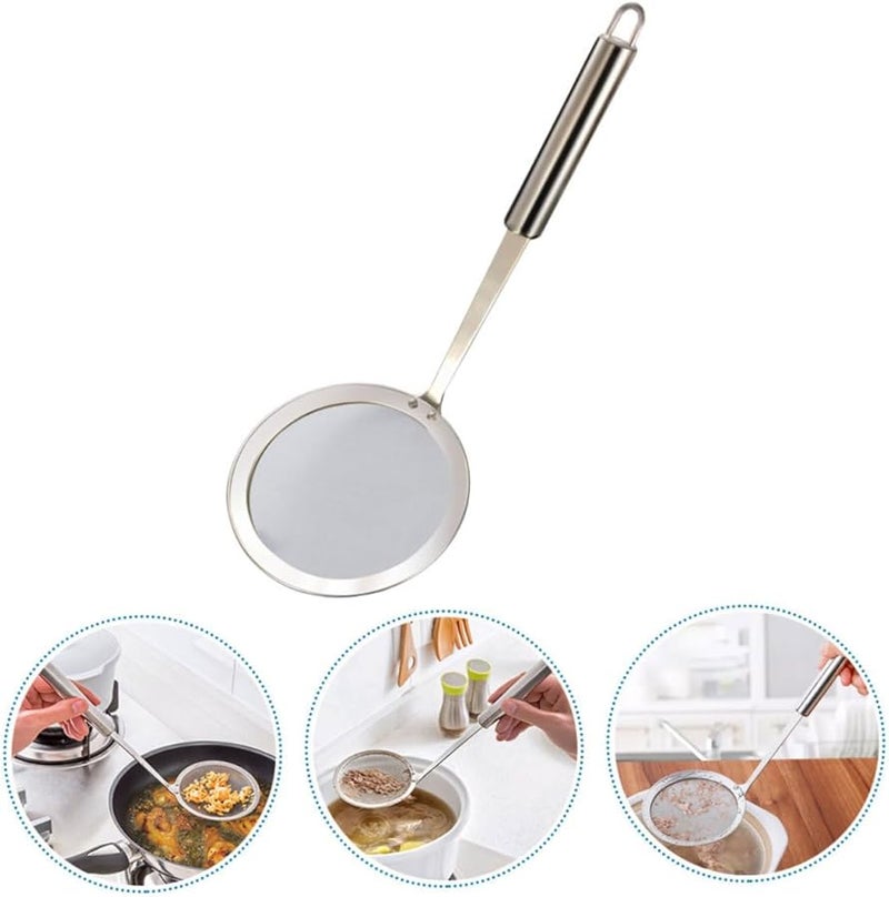 Stainless Steel Spider Strainer Skimmer 37x14cm Ergonomic Handle Multi Functional Colander For Hot Pot Pasta Fries Kitchen Tool - Image 5