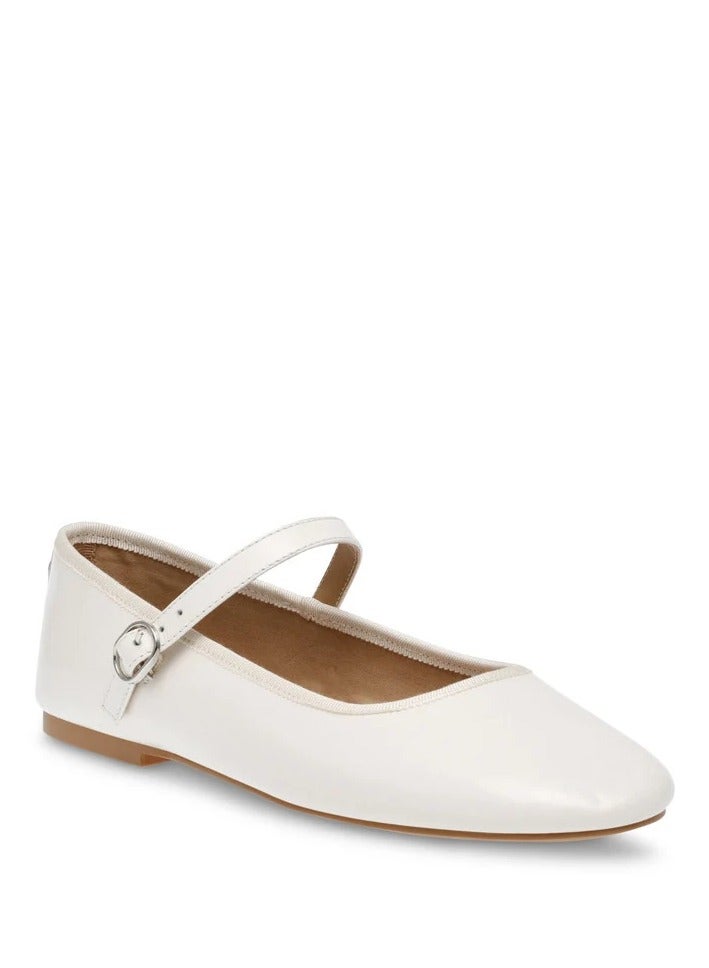 STEVE MADDEN VINETTA Leather Ballet Flats - Image 1