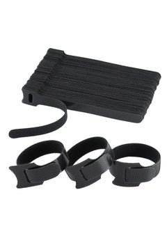 Oasisgalore 120PCS 6 Inch Reusable Cable Ties Wire Ties Cord Organizer Cable Organizer, Black.  - Image 1