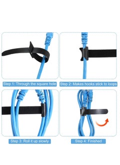 Oasisgalore 120PCS 6 Inch Reusable Cable Ties Wire Ties Cord Organizer Cable Organizer, Black.  - Image 5