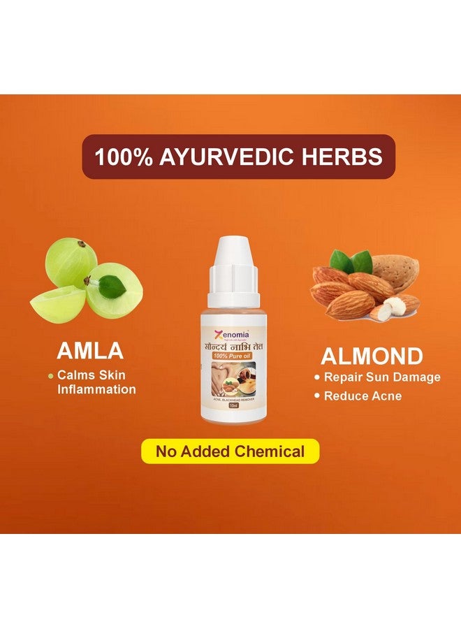 Zenomia Belly Button Oil for Acne & Dark Spots Glowing Skin (10ml) | Ayurvedic Nabhi Oil for Skin Health Improvement | Contains Alomand oil for Skin | Blend of Cold Pressed Essential Oils 1pack - Image 4