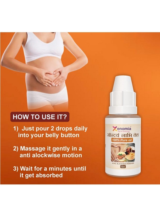 Zenomia Belly Button Oil for Acne & Dark Spots Glowing Skin (10ml) | Ayurvedic Nabhi Oil for Skin Health Improvement | Contains Alomand oil for Skin | Blend of Cold Pressed Essential Oils 1pack - Image 2
