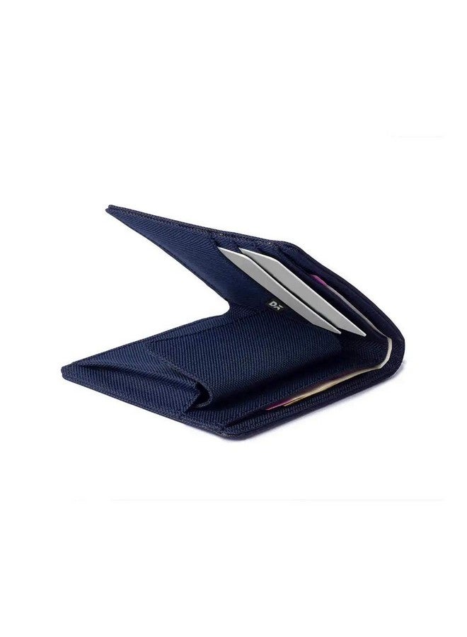 DailyObjects Coin Classic Bifold Wallet for Men | Ballistic Nylon Material | Holds up to 8 Credit/Debit/ATM Cards | Slim & Easy to Fit | Coin Pocket with Button Closure | Handcrafted Money Purse - Image 3