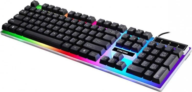 كونكورد C-56 Wired Illuminated Gaming Mouse Keyboard Set