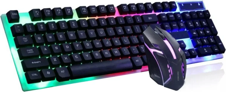 كونكورد C-56 Wired Illuminated Gaming Mouse Keyboard Set