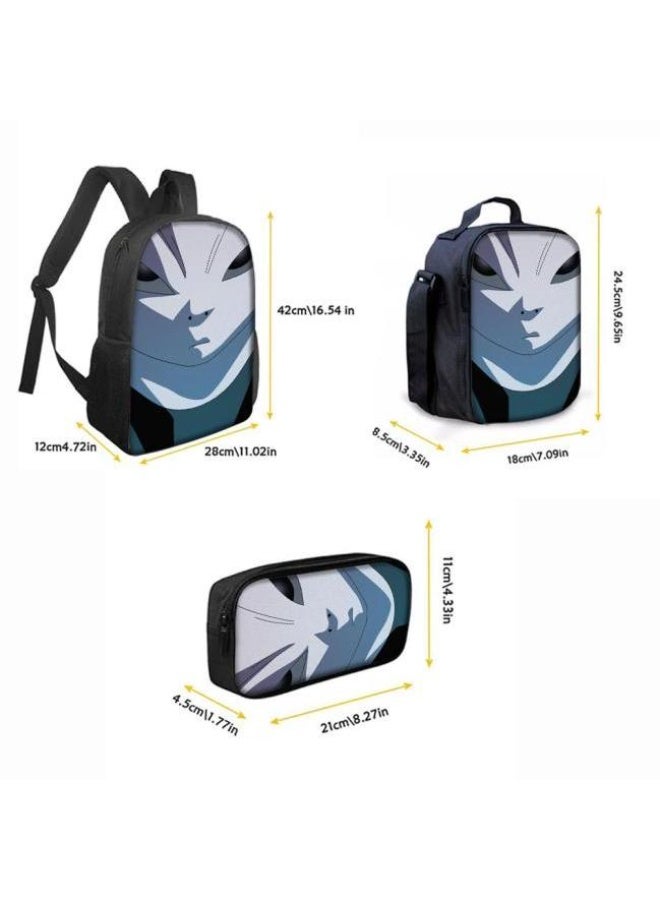 عام حقيبة الظهر المطبوعة الشائعة - مجموعة حقيبة الظهر المكونة من ثلاث قطع (يمكن استخدامها للطلاب والأطفال والأصدقاء للنزهات وتسلق الجبال وما إلى ذلك) - 93 - Image 4