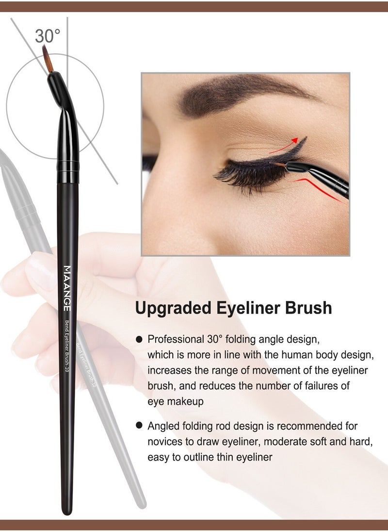 MAANGE Professional Makeup Brush Set 25 Pcs - The Ultimate Tool for Flawless Beauty--Black  - Image 4