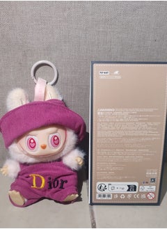 LABUBU Doll, Plush Toy Set Vinyl Plush Hanging Card,Blind Box Figures Replica, The Monsters Plush Toys for Modern Home Décor, Collectible Toy