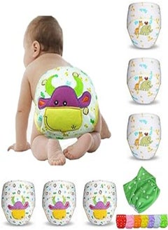 Generic hanso Reusable Baby Toddler Potty Training Pants Reusable Underwear Diapers Underwear for Kids Breathable Washable Baby Training Pants Pure 100% Cotton Pants (6 packs) (Washable Diaper Gift Set) 