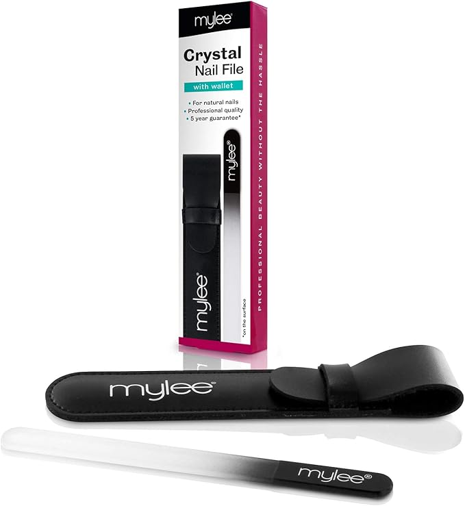 Mylee Crystal Nail File with Case Hygienic and Long Lasting Professional Manicure with 5 Year Guarantee for Salon and Home Use - Image 5