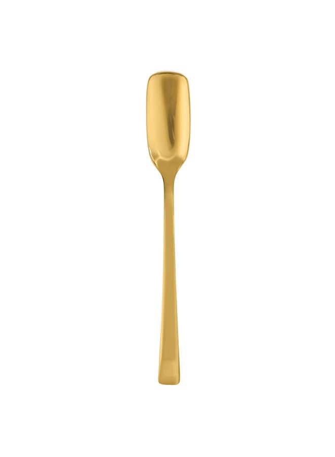 ROSTON Cutlery Set Stainless Steel Gold Premium Spoon Set Luxury Dinning Tabelware Gift for House Warming (Ice-Cream Spoon), 10 Cm - Image 4
