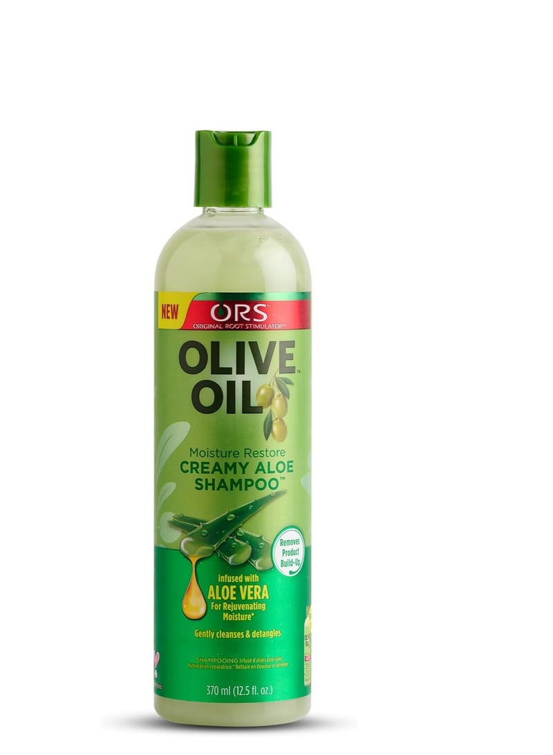 ORS Olive Oil Creamy Aloe Shampoo 370 Ml - Image 1