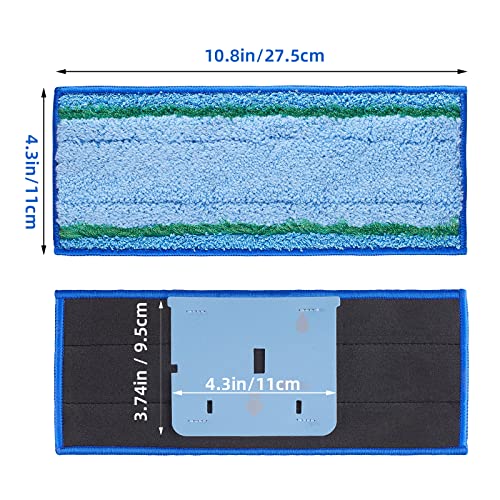 AnDongo 8 Pack Mop Pad for iRobot Braava Jet M6 Ultimate Robot Mop, Upgraded M6 Wet Mopping Pad, Washable Microfiber Replacement Cleaning Pad - Image 3