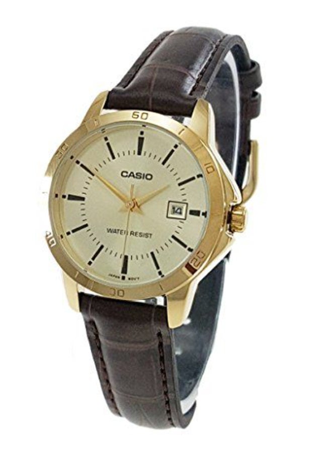 CASIO Women Genuine Analog Quartz Watch LTPV004GL-9A - Image 3