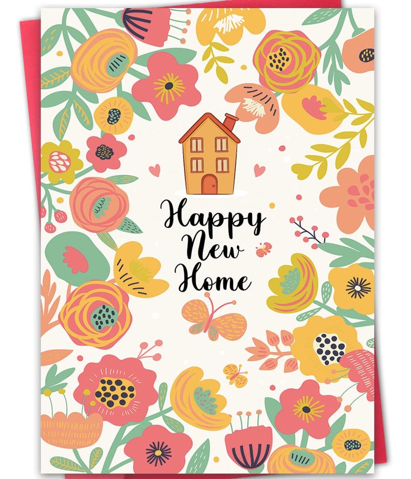 ATTLVV Happy New Home Card for Women Men,Housewarming Card Gifts for Friends,House Warming Gifts New Home - Image 1
