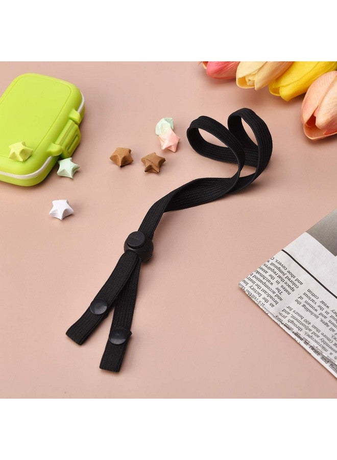 BBTO 12 Pieces Adjustable Ear Straps Anti-Slip Ear Loop Extension Straps Ear Hook Straps for Nurse Dust-Workers Food-Workers to Relieve Ear (Black) - Image 4