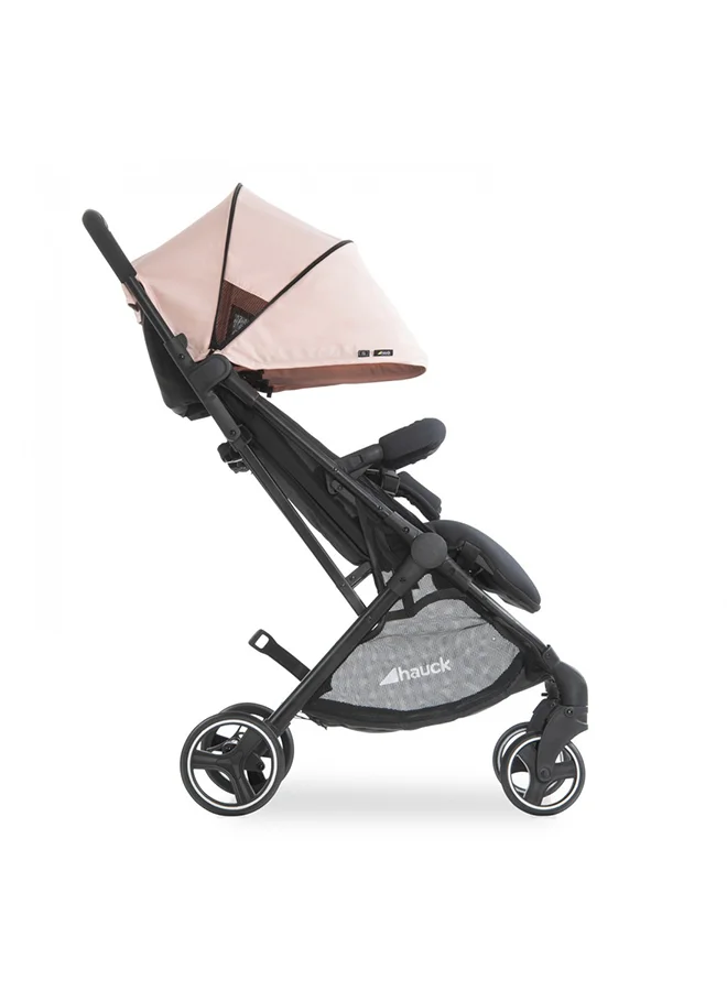 hauck Sun Canopy For Double Pushchair Swift X Duo, Upf 50 +, 3 Zones With Ventilation Outlets, Individual Summer Look, Easy To Install - Rose