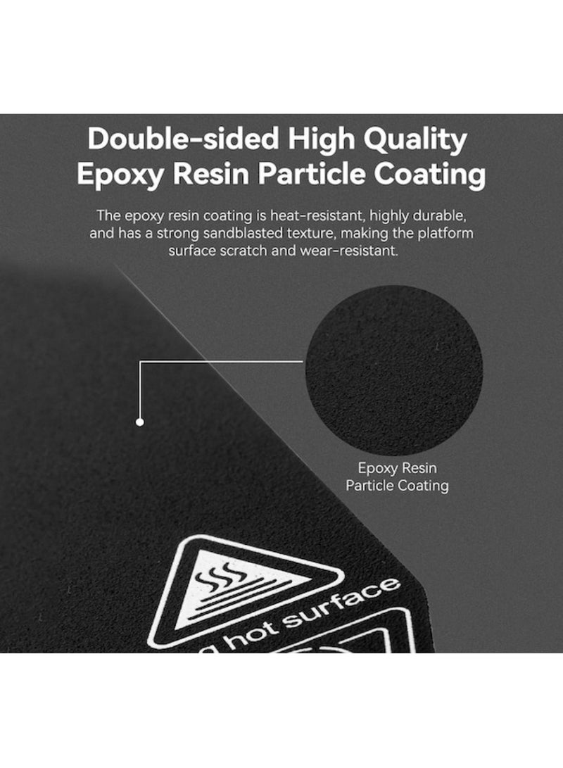 Ultra High Adhesion Epoxy Resin Plate 235x235mm Black for Creality Ender-3 S1/pro/5 S1/se/3 V3 and other models - Image 4