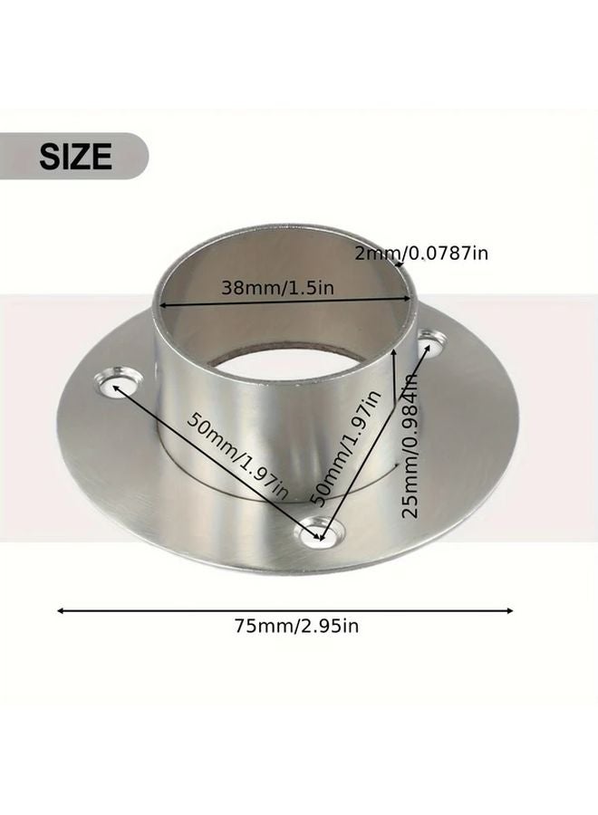 38MM Heavy Duty Stainless Steel Handrail Bracket Corrosion Resistant Easy Installation - Image 3