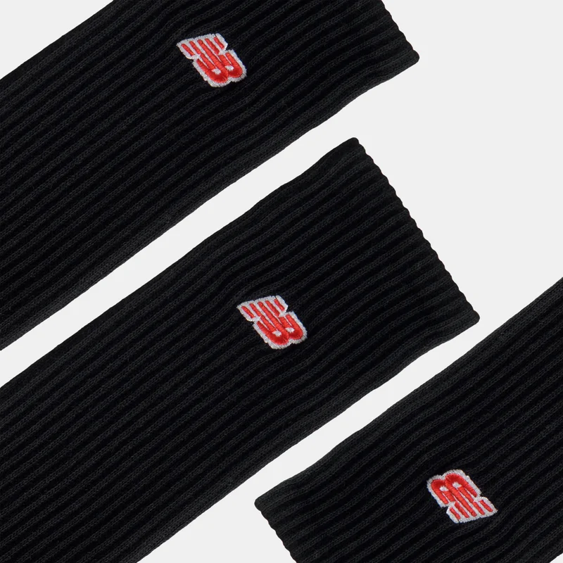 New Balance Patch Logo Crew Socks (3 Pairs)