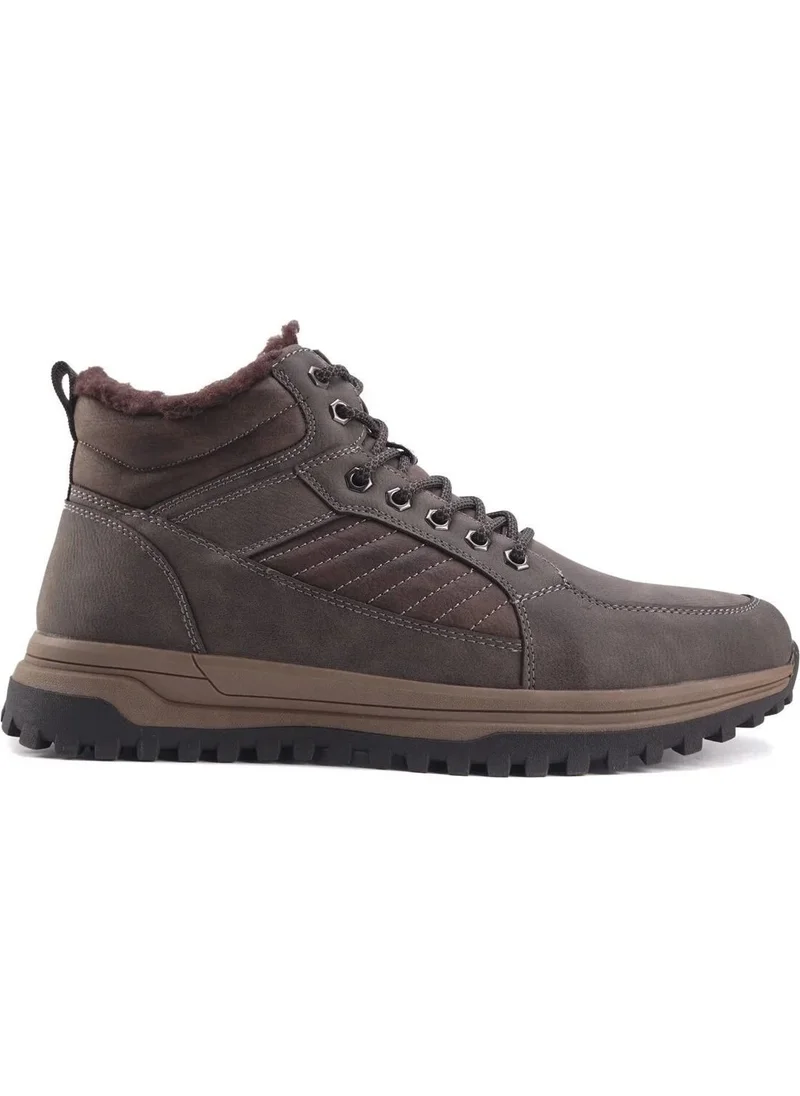 لامبرجاك INT1123K086-KRK Men's Shearling Boots Brown 40 - Brown