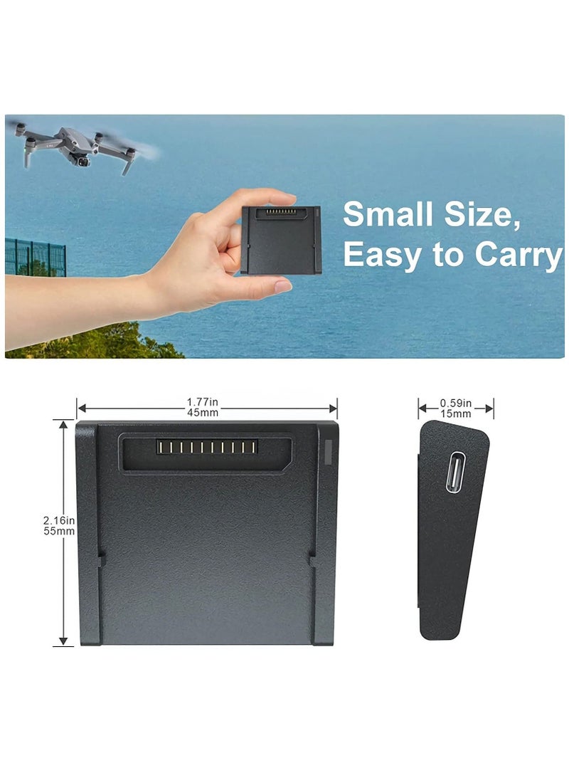 Generic - Mavic Air 2 and Air 2S Charging Hub, Mini Portable Battery Charging with Type-c for DJI Dajiang AIR2 AIR2S Drone, MAKINGTEC UAV Intelligent Flight Battery Accessory Charging. - Image 1