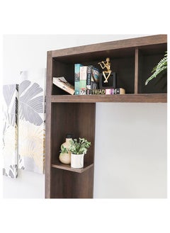 DANUBE HOME Izan TV Cabinet For Up To 55 Inches TV Entertainment Wall Unit Furniture Wooden TV Stand For Living Room Bedroom TV Rack L170xW34.5xH180 cm Rustic/White  - Image 4