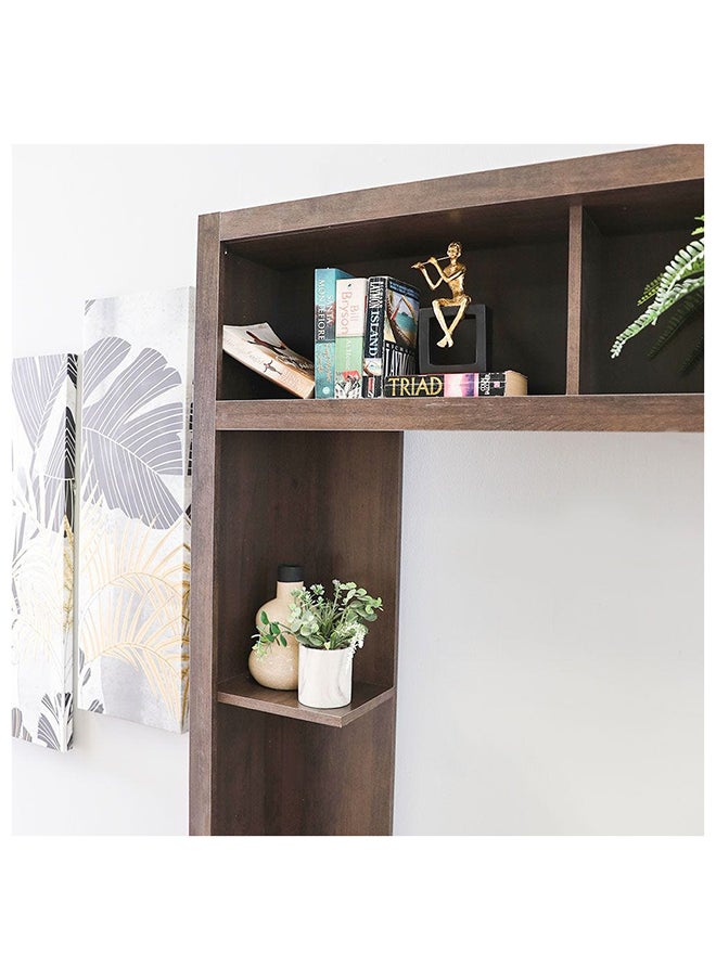 DANUBE HOME Izan TV Cabinet For Up To 55 Inches TV Entertainment Wall Unit Furniture Wooden TV Stand For Living Room Bedroom TV Rack L170xW34.5xH180 cm Rustic/White  - Image 4