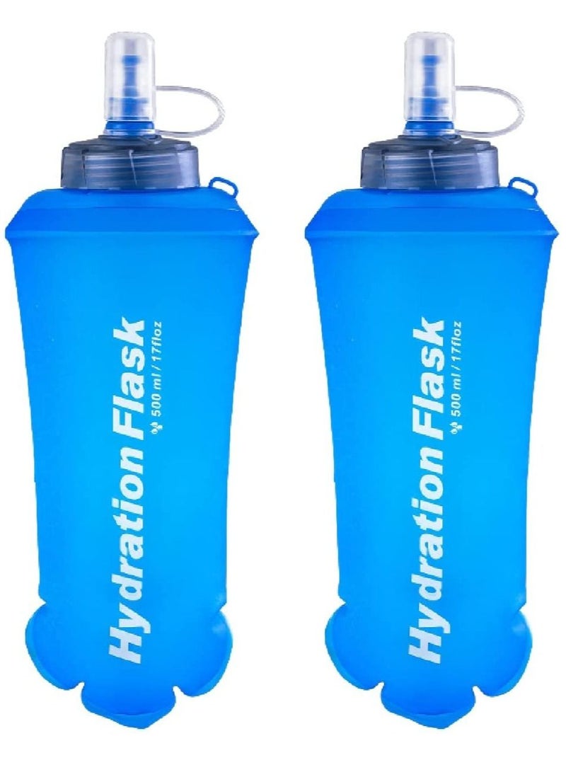 SYOSI Running Hydration Bladder BPA-Free Water Reservoir Bag TPU Soft Flask Bottles Collapsible for Backpack Pack Outdoor Hiking Camping Cycling  - Image 1