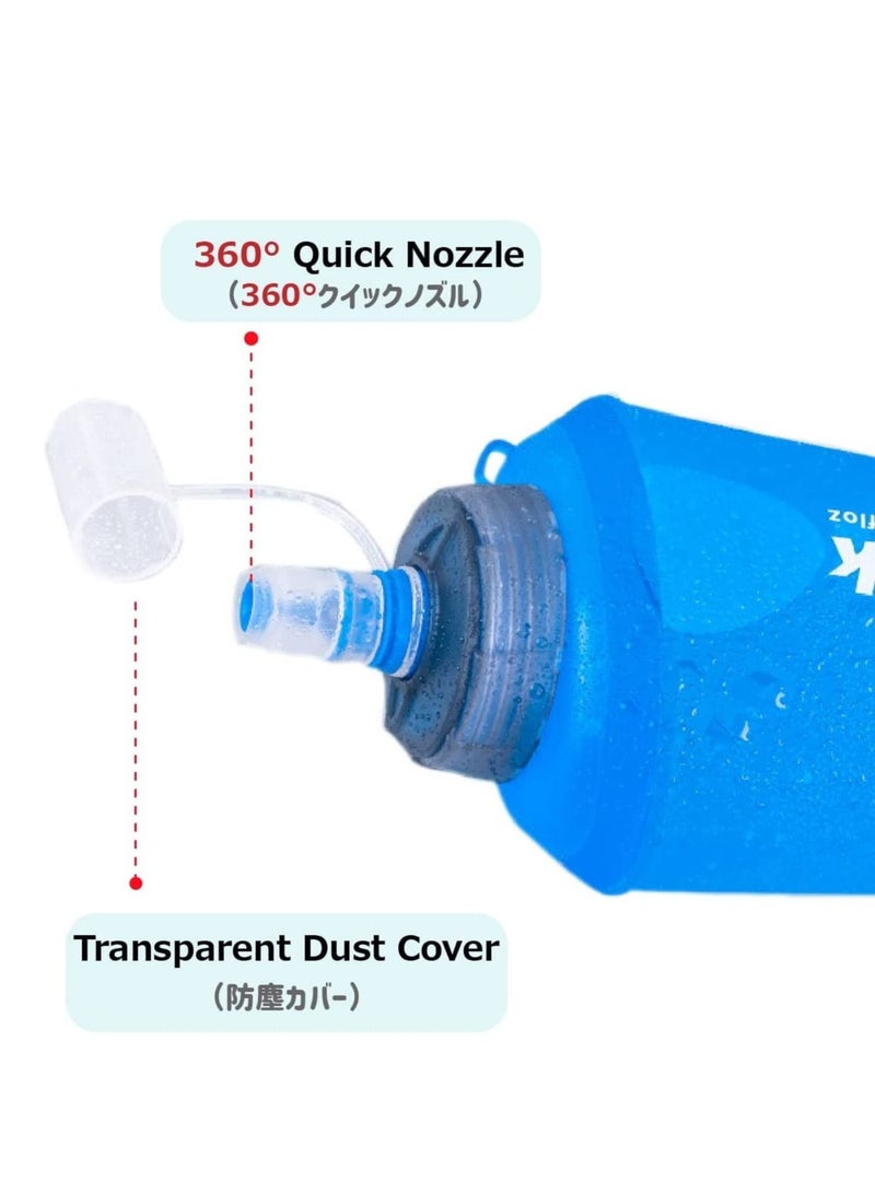 SYOSI Running Hydration Bladder BPA-Free Water Reservoir Bag TPU Soft Flask Bottles Collapsible for Backpack Pack Outdoor Hiking Camping Cycling  - Image 3