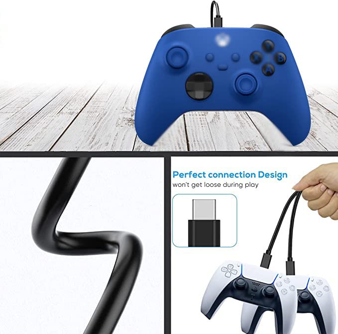 Boda Replacement USB Type C Charger Cord Charging Cable for Xbox Series S/X and Xbox Elite 2 Core, Elite Series 2, Xbox Core Wireless Controller Charging Cable - Image 2