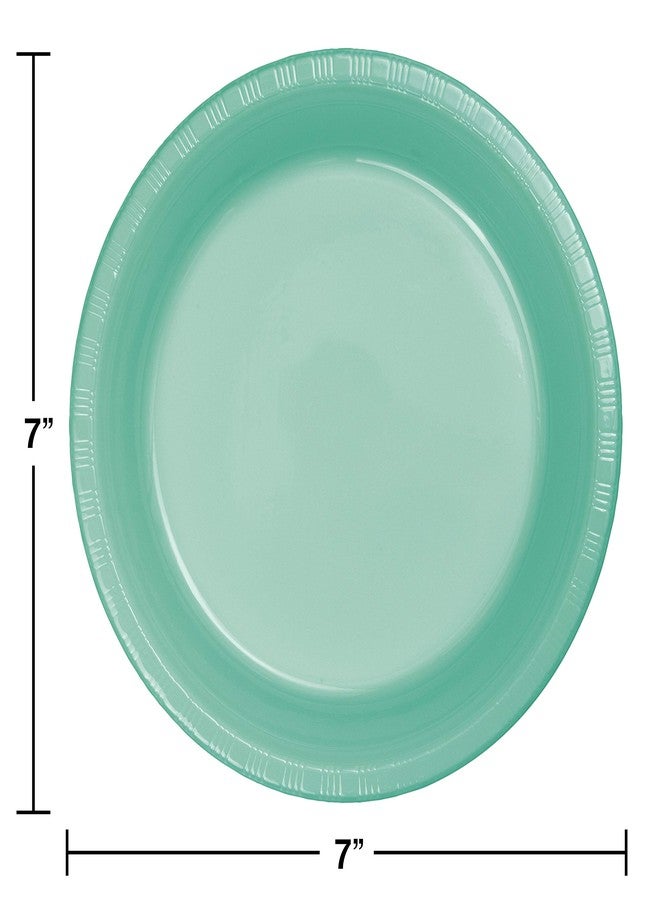 CREATIVE CONVERTING "Creative Converting 318894 24 Count Paper Lunch Plate, 7"", Fresh Mint", green - Image 2