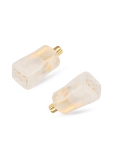 Generic Okcsc MMCX Male To 0.78MM Female Pin Conversion Plug Shure To QDC Integrated Earphone Cable Pin-Color:0.78 Female Base To MMCX Male Transparent  - Image 1