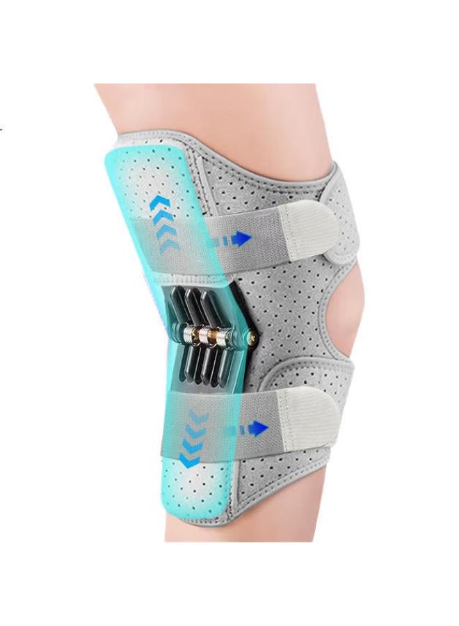 Cralvkoin Knee Brace, Exoskeleton Knee Joint Support, Walking Aid, Knee Joint Fixation Brace For Elderly - Image 1