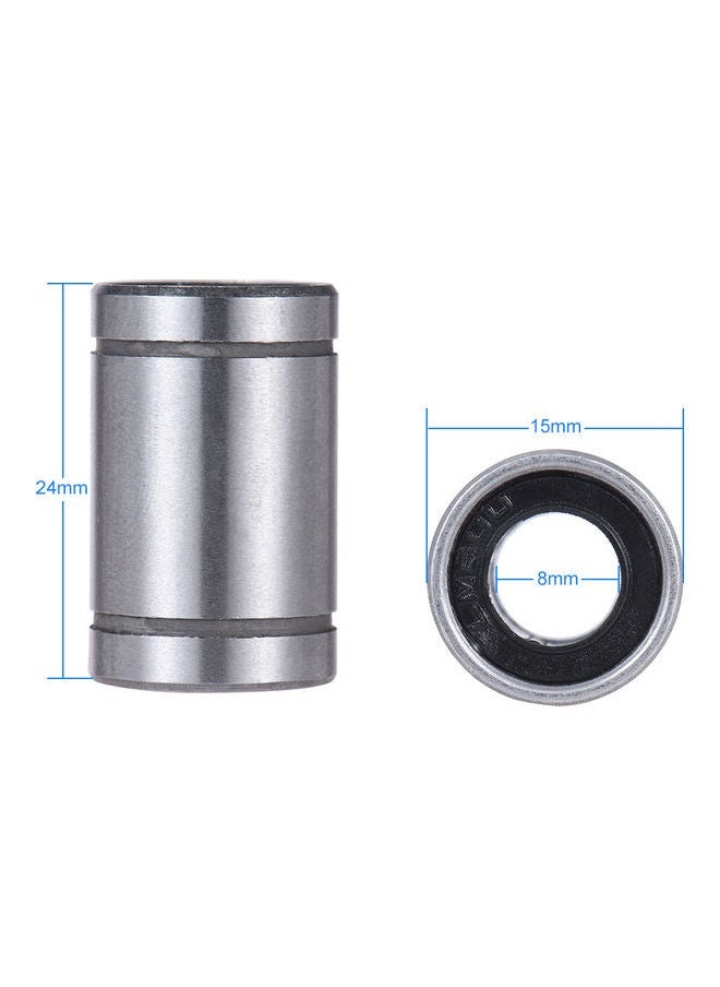 NIBEMINENT 12-Piece Rubber Linear Ball Silver  - Image 2