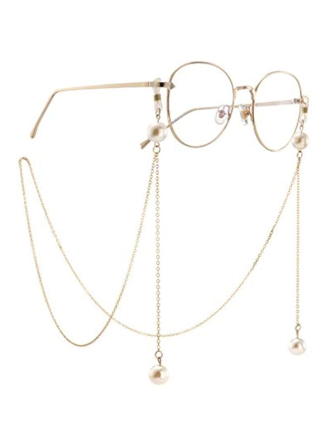 LAMAY 2PCS Pearl Star Pendant Eyeglass Chains Eyewear Strap Holder Reading Glasses Retainer - Image 4
