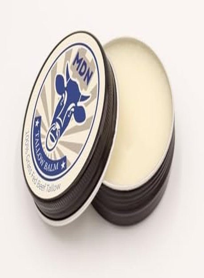 MDN Organic Grass Fed Beef Tallow Balm With Olive Oil for Skin Care, All-Purpose Tallow Moisturizer Creates Soft, Smooth Skin, GMO-free & Gluten-free, Safe and Gentle, Unscented - 2 Oz - Image 1