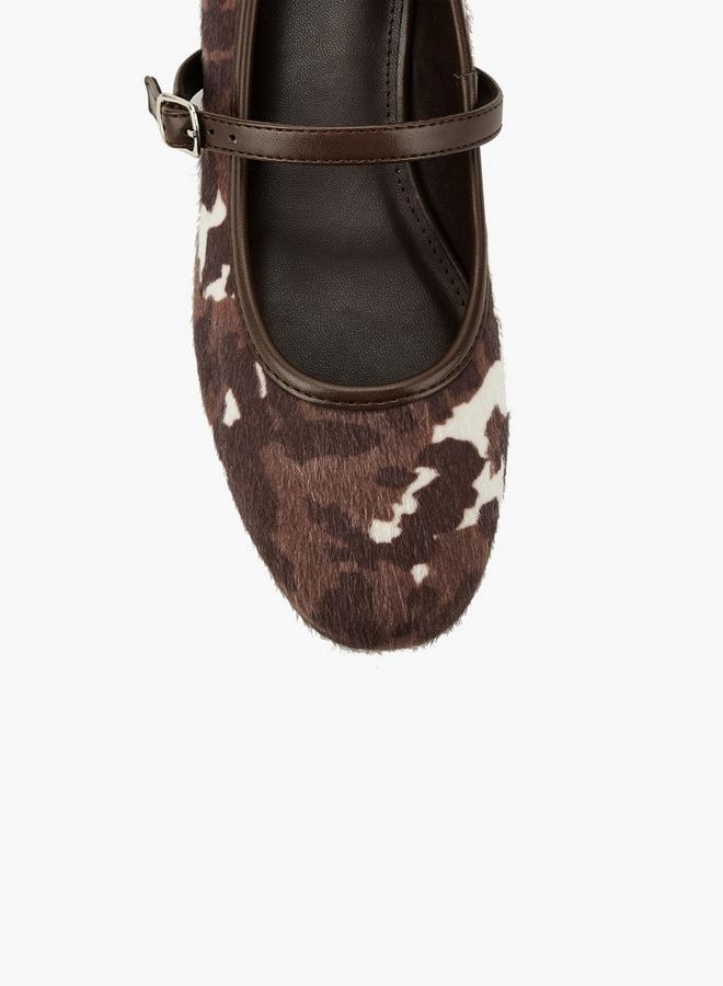 Celeste Women Animal Print Mary Jane Shoes - Image 4