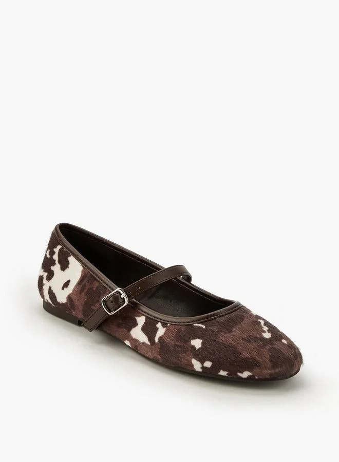 Celeste Women Animal Print Mary Jane Shoes