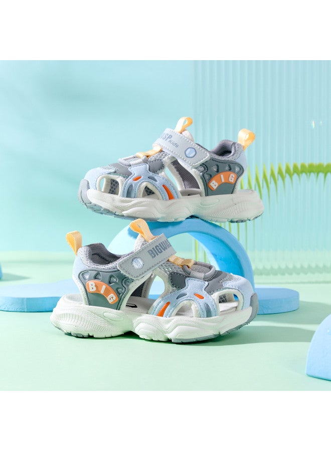 Bumblebee Boys' Baby Walking Shoes, Infant Sandals, Toddler Functional Shoes, Summer Breathable Beach Closed-toe Sandals, Fashionable Kids' Footwear - Image 2