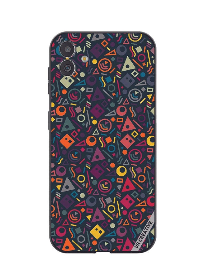 VR CREATIVE Protective Case Cover For Samsung Galaxy M13 5G Shapes Design Multicolour - Image 1