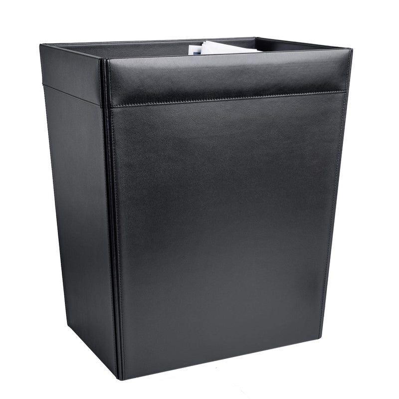 Dacasso Dacasso A1032 32 Quart Waste BasketTrash Can 1425 x 1025 x 165 Black 