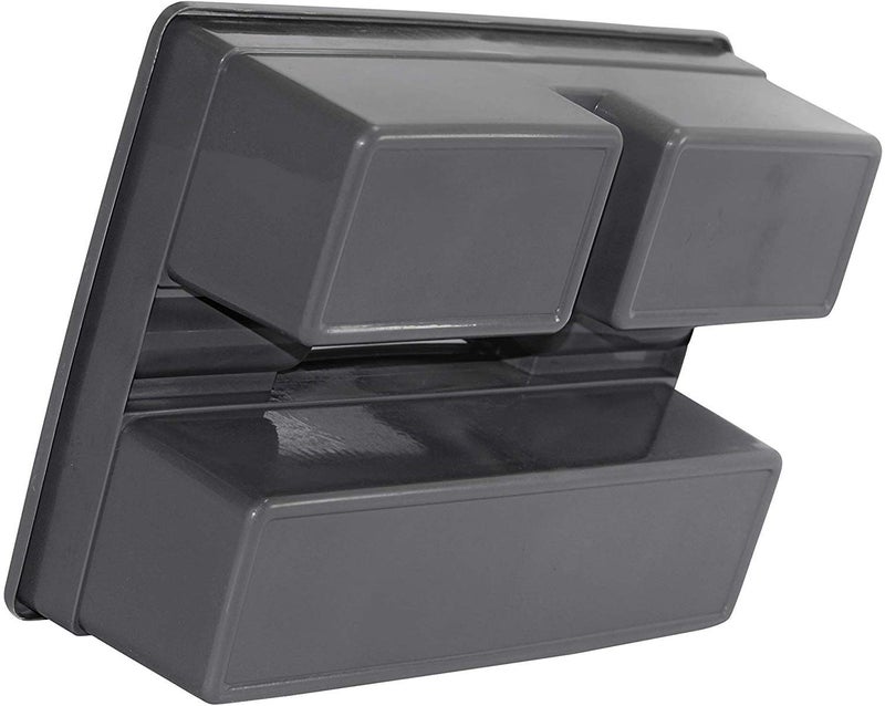 TARGET HYGIENE Caddy Basket Caddy Bucket Plastic-ABS Tool Bucket (39.4 cm x 24.4 cm x 13.3 cm) (Gray) - Image 4